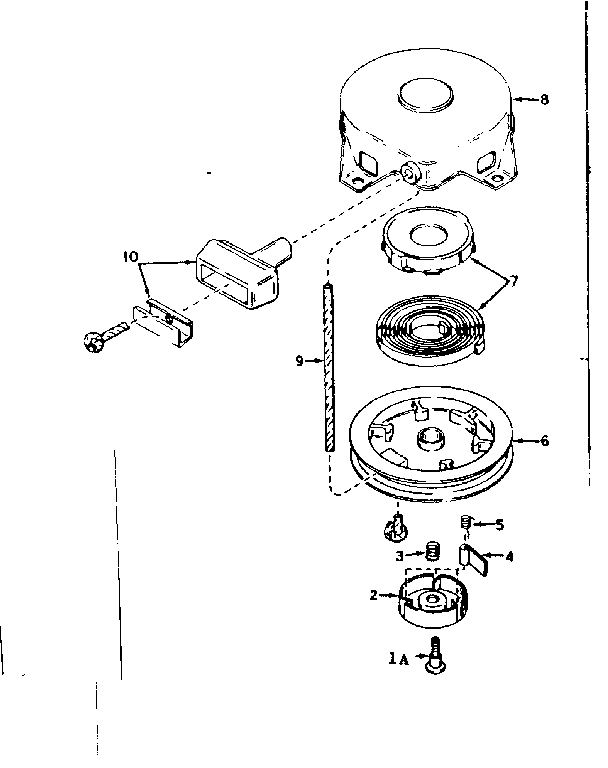 Rewind starter no. 590449