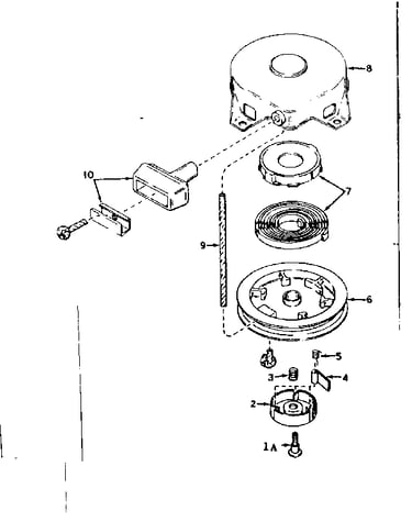 Rewind starter no. 590449