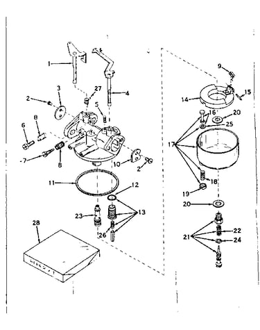 Carburetor no. 631257
