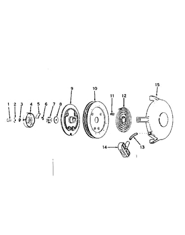 Rewind starter no. 590405