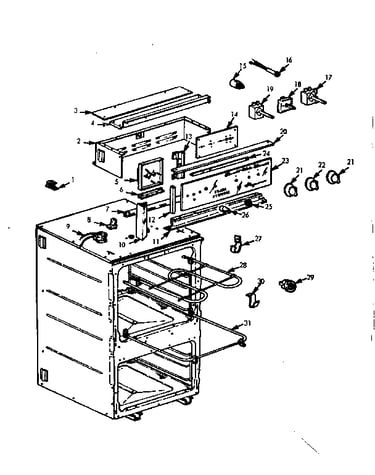 Control panel and element section