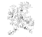 Tecumseh HS50-67119B basic engine diagram