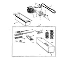 Kenmore 158130 attachment parts diagram