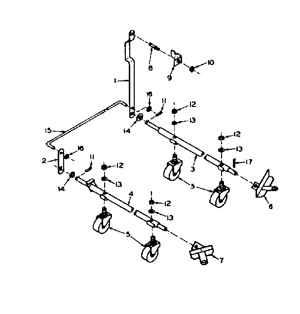 Caster assembly