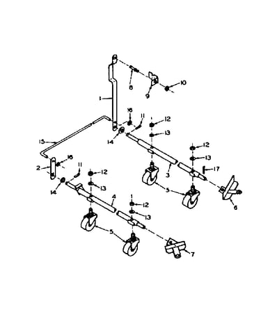 Caster assembly