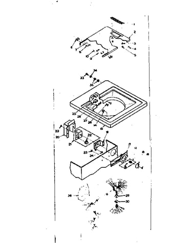 Top and control assembly