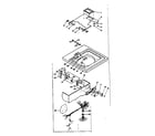 Kenmore 1106603301 top and control assembly diagram