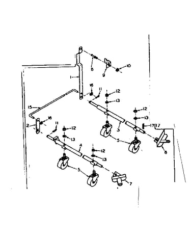 Caster assembly
