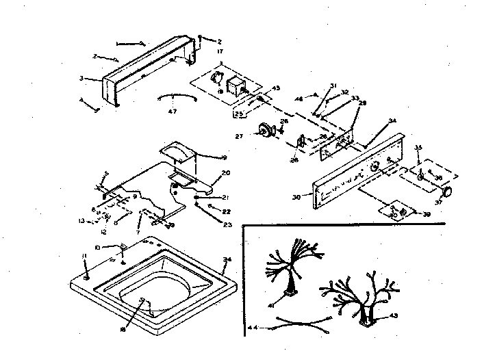 TOP AND CONSOLE ASSEMBLY