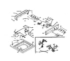 Kenmore 1106604450 top and console assembly diagram