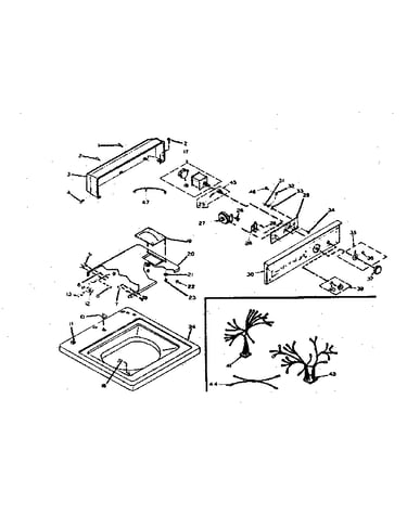 Top and console assembly