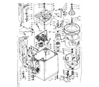 Kenmore 1106605401 machine sub-assembly diagram