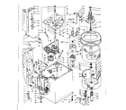 Kenmore 1106604650 machine sub-assembly diagram
