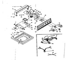 Kenmore 1106605650 top and console assembly diagram