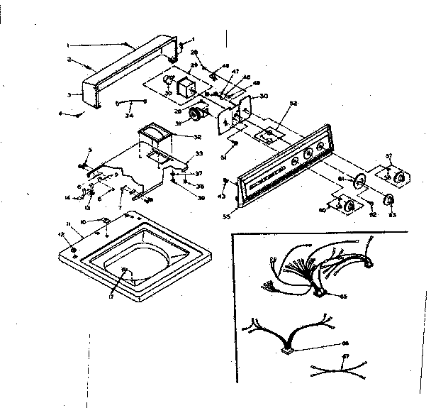 Top and console assembly