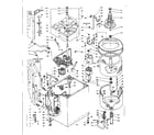 Kenmore 1106605601 machine sub-assembly diagram