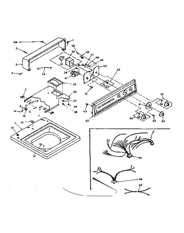 Top and console assembly