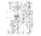 Kenmore 1106604702 machine sub-assembly diagram
