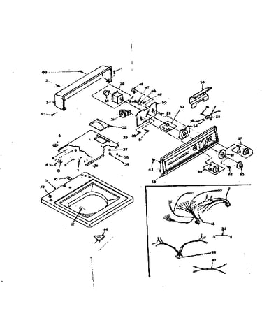 Top and console assembly