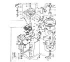 Kenmore 1106605800 machine sub-assembly diagram