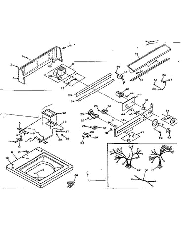 Top and console assembly