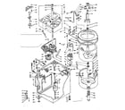 Kenmore 1106604900 machine sub-assembly diagram