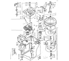 Kenmore 1106605901 machine sub-assembly diagram