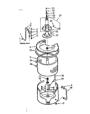 Tub and basket assembly