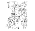 Kenmore 1106605903 machine sub-assembly diagram