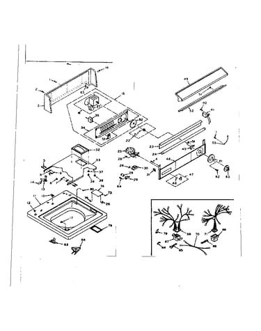 Top and console assembly