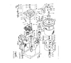 Kenmore 1106605910 machine sub-assembly diagram