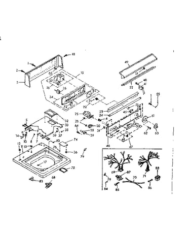 Top and console assembly