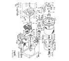 Kenmore 1106605911 machine sub-assembly diagram