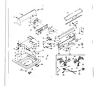 Kenmore 1106604911 top and console assembly diagram