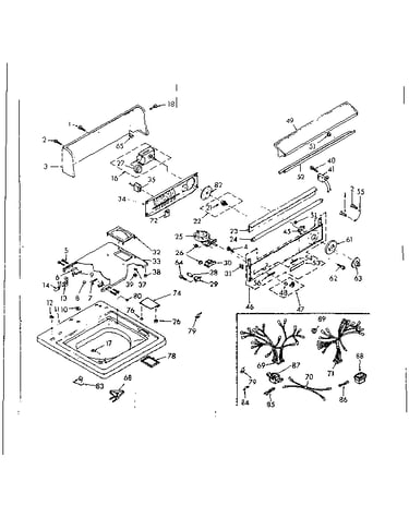 Top and console assembly