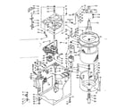 Kenmore 1106605912 machine sub-assembly diagram