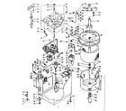 Kenmore 1106604964 machine sub-assembly diagram