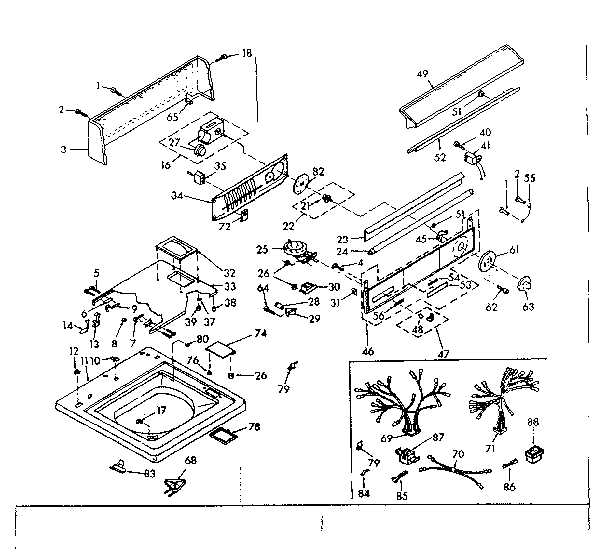 Top and console assembly