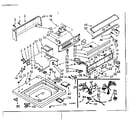 Kenmore 1106604920 top and console assembly diagram
