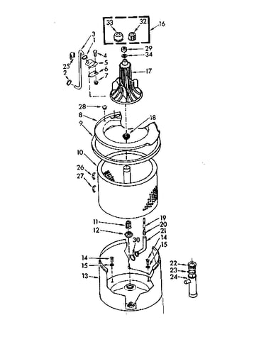Tub and basket assembly