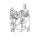 Kenmore 1106605980 cabinet parts diagram