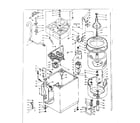 Kenmore 1106614100 machine sub-assembly diagram