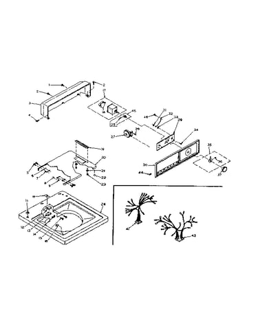 Top and console assembly