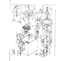Kenmore 1106614101 machine sub-assembly diagram