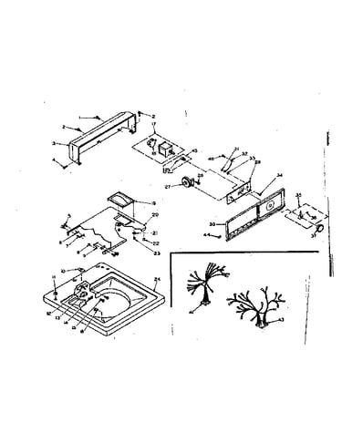 Top and console assembly