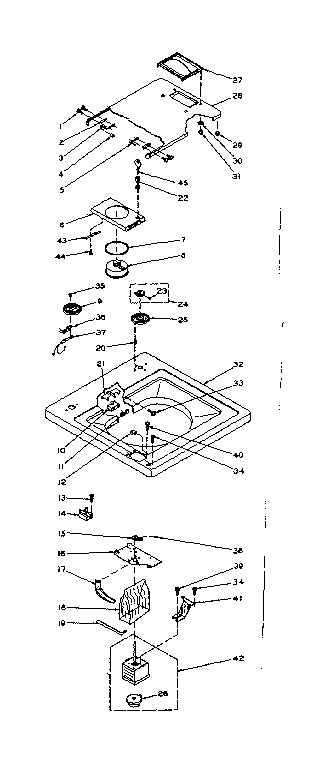 Top and control assembly