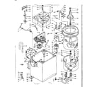 Kenmore 1106614400 machine sub-assembly diagram