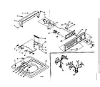 Kenmore 1106614400 top and console assembly diagram