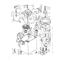 Kenmore 1106614500 machine sub-assembly diagram