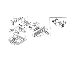 Kenmore 1106614500 top and console assembly diagram